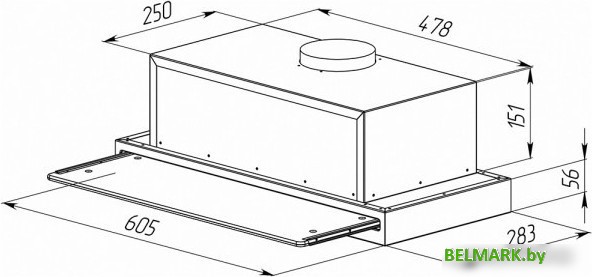 Кухонная вытяжка Zigmund & Shtain K 015.6 B - фото2