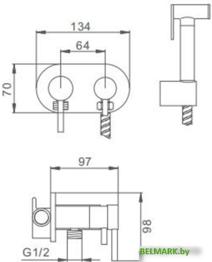 Смеситель FRAP F7508 - фото2