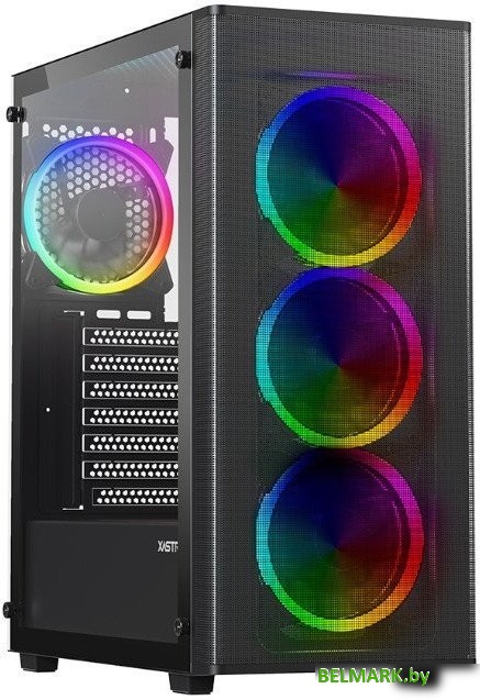 Корпус XASTRA A300 4FRGB (черный) - фото