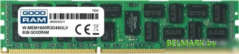 Оперативная память GOODRAM 8GB DDR3 PC3-12800 W-MEM1600R3D48GLV - фото