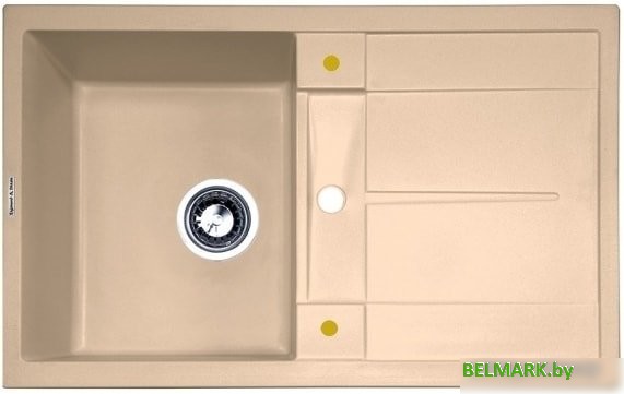 Кухонная мойка Zigmund & Shtain Rechteck 780 (топленое молоко) - фото