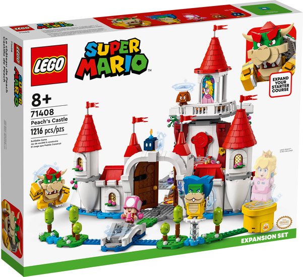 Конструктор LEGO Super Mario 71408 Дополнительный набор Замок Пич - фото