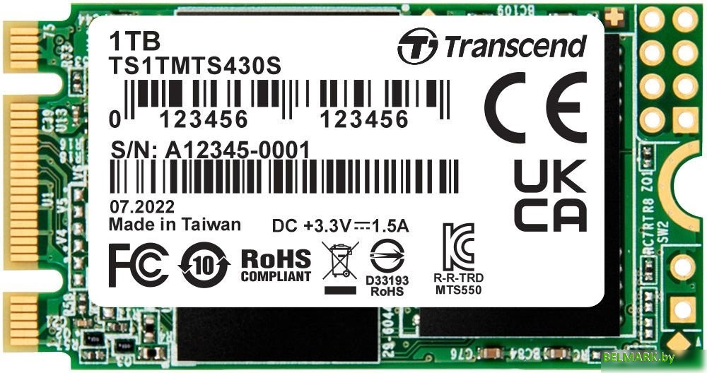 SSD Transcend 430S 1TB TS1TMTS430S - фото
