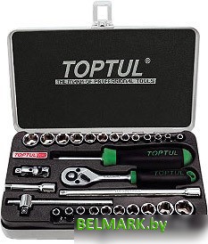 Набор торцевых головок Toptul GCAD2902 29 предметов - фото