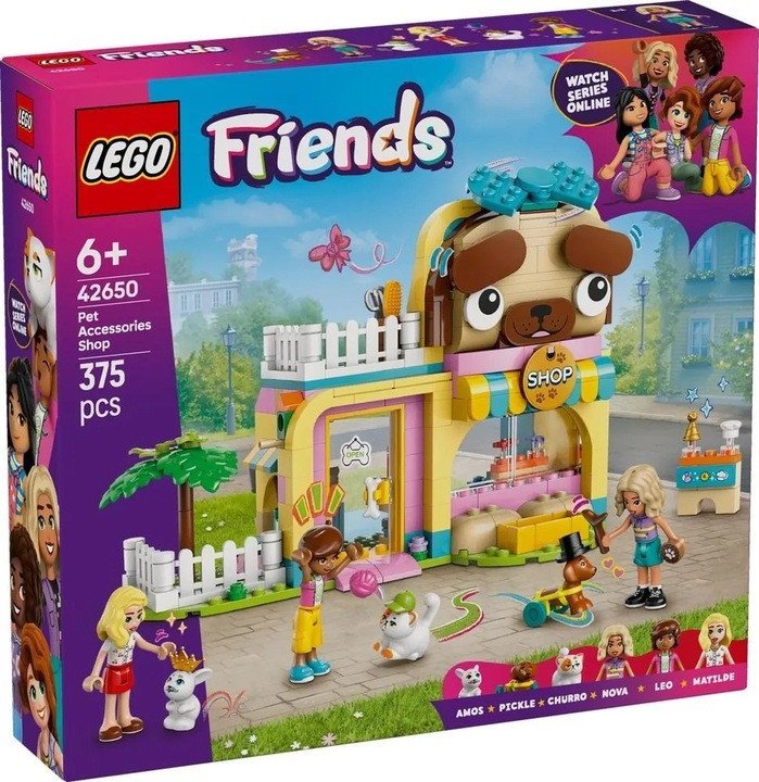 Конструктор LEGO Friends 42650 Магазин аксессуаров для домашних животных - фото