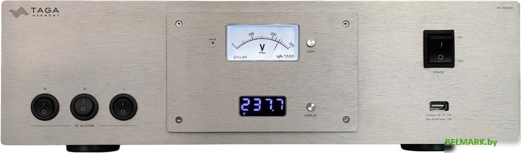 Сетевой фильтр Taga Harmony PC-9000DC (серебристый) - фото