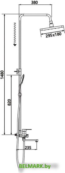 Душевая система Shevanik S8136H - фото2