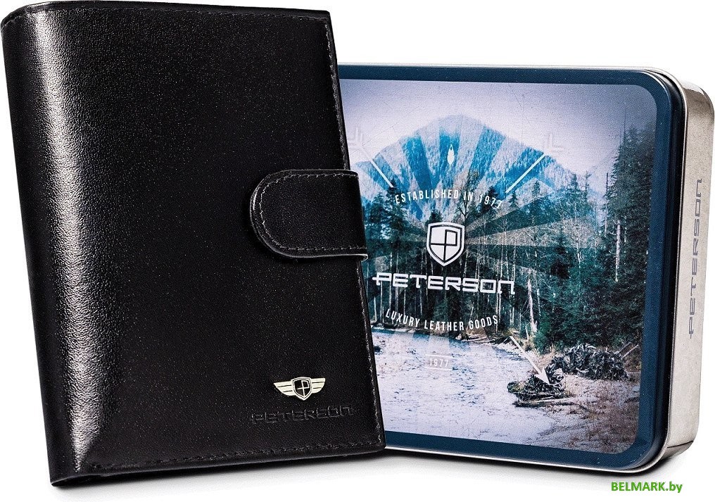 Портмоне Peterson PTN 348Z-P (черный) - фото2