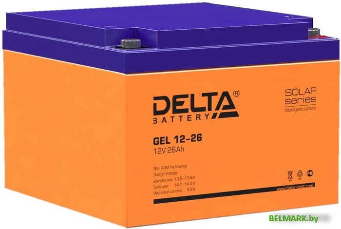 Аккумулятор для ИБП Delta GEL 12-26 (12В/26 А·ч) - фото