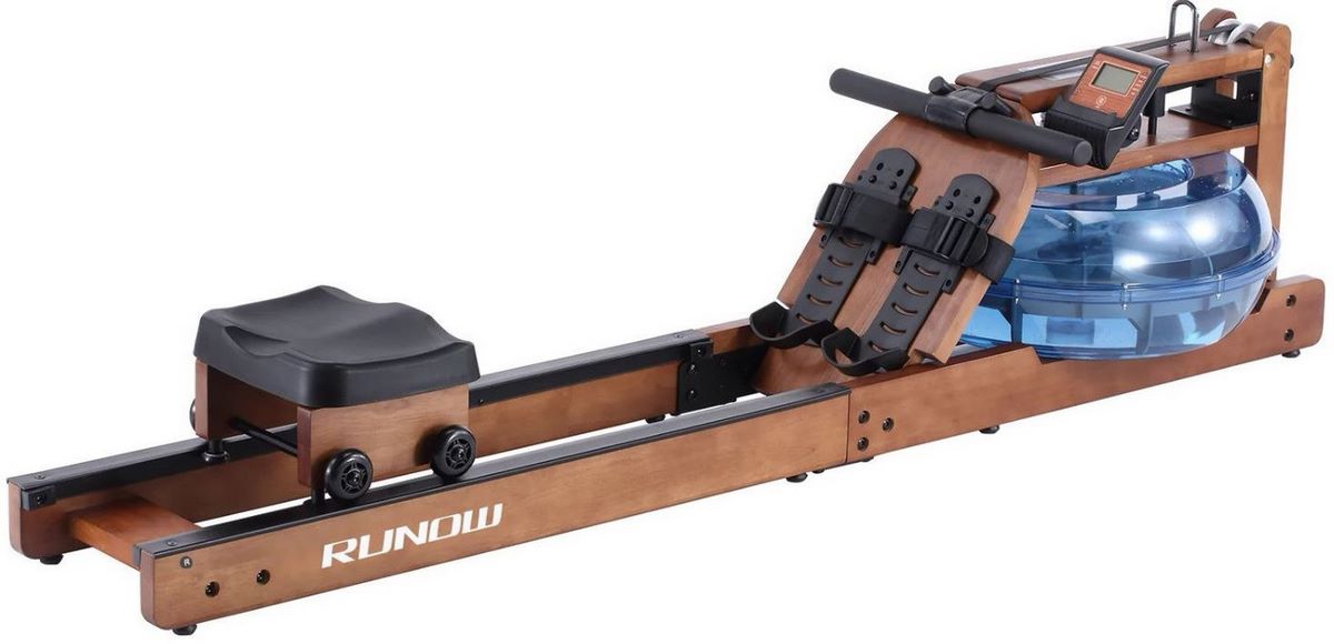 Гребной тренажер DFC RUNOW Brown Wood - фото