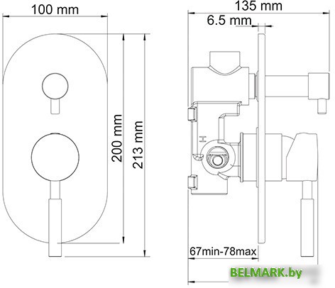 Смеситель Wasserkraft Main 4141 - фото2