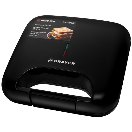 Сэндвичница Brayer BR2203BK - фото2
