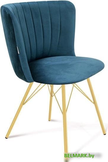 Стул Sheffilton SHT-ST36-1/S37 (тихий океан/золото) - фото