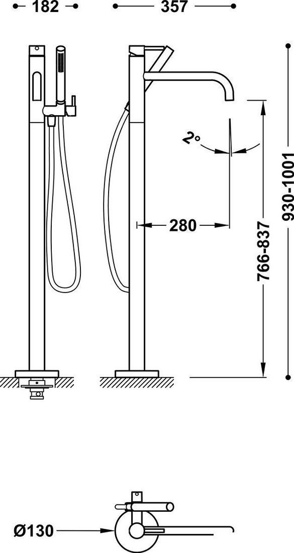 Смеситель Tres Study Exclusive Chrom 26247005 - фото2