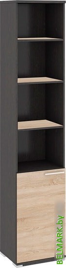 Книжный шкаф Трия Успех-2 ПМ-184.15 (венге цаво/дуб сонома) - фото