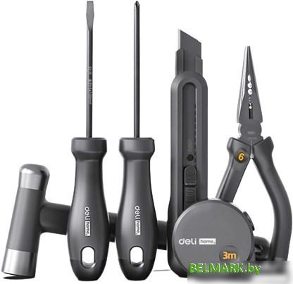 Набор домашнего мастера Deli HT0006 (6 предметов) - фото