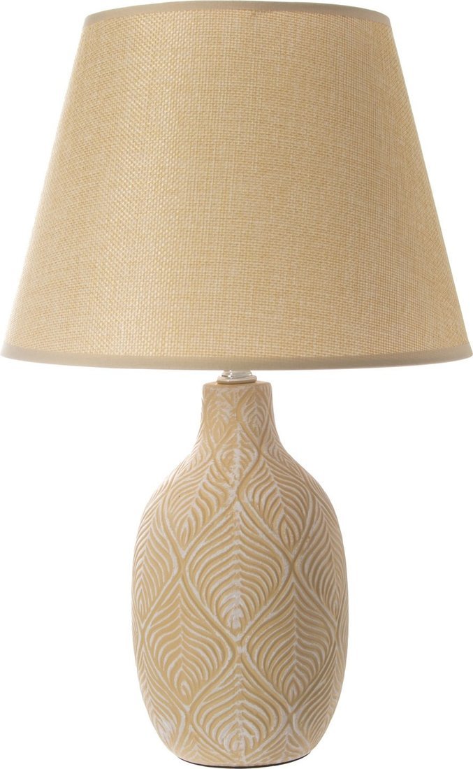 Настольная лампа Risalux Джесси 10392956 (бежевый/белый) - фото