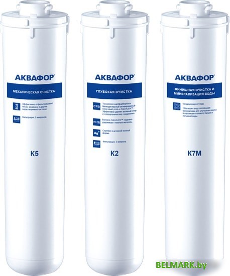 Комплект картриджей АКВАФОР Комплект модулей для DWM-101 и DWM-101S (без мембраны) - фото