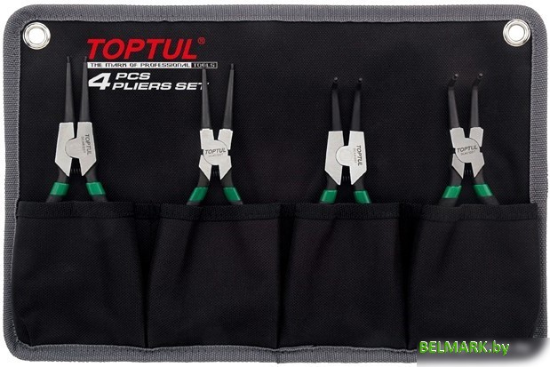 Набор пассатижей Toptul GPAQ0401 (4 предмета) - фото
