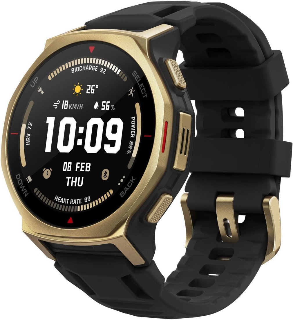 Умные часы Amazfit T-Rex 3 Pro 44 мм (золотисто-черный) - фото