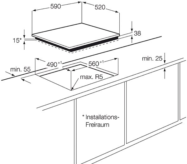 Варочная панель Electrolux EHF6547FXK - фото2