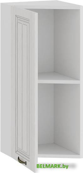 Шкаф навесной Трия Лина 1В3Т (белый) - фото2