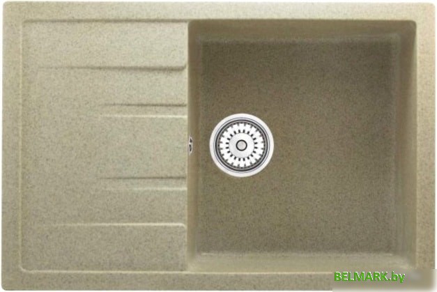 Кухонная мойка Berge BR-7603 (песочный матовый) - фото