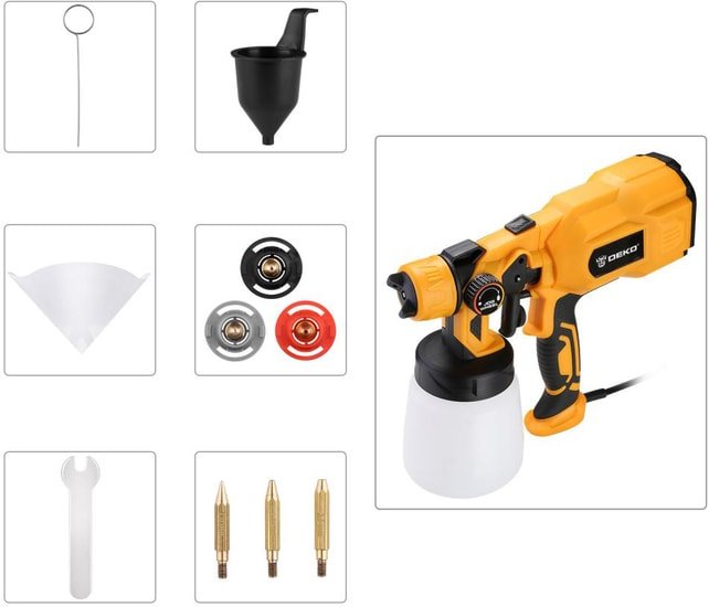 Краскораспылитель Deko DKSG55K1 HVLP - фото2