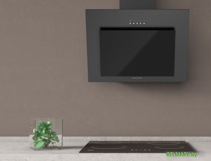 Кухонная вытяжка Krona Fiona 600 PB (черный) 00026268 - фото2