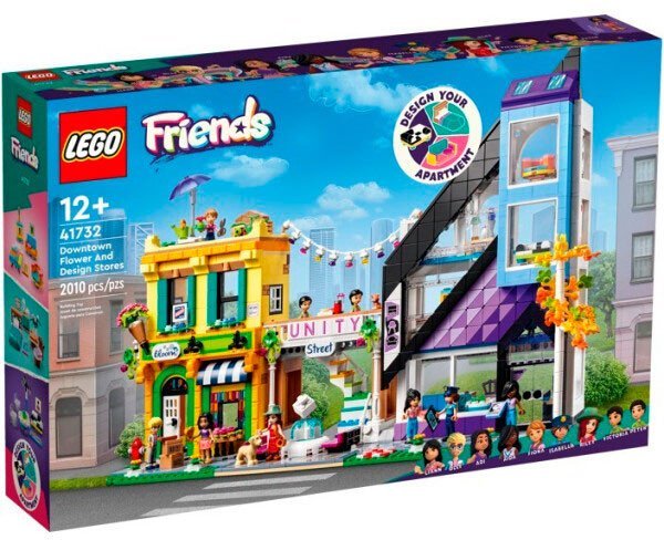Конструктор LEGO Friends 41732 Магазины цветов и дизайна - фото