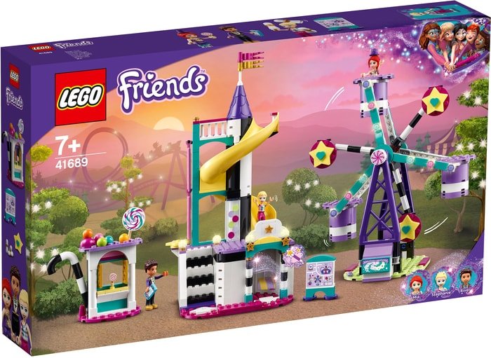 Конструктор LEGO Friends 41689 Волшебное колесо обозрения и горка - фото