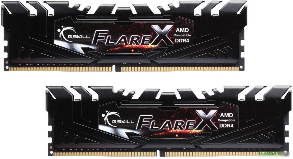 Оперативная память G.Skill Flare X 2x16GB DDR4 PC4-25600 F4-3200C16D-32GFX - фото