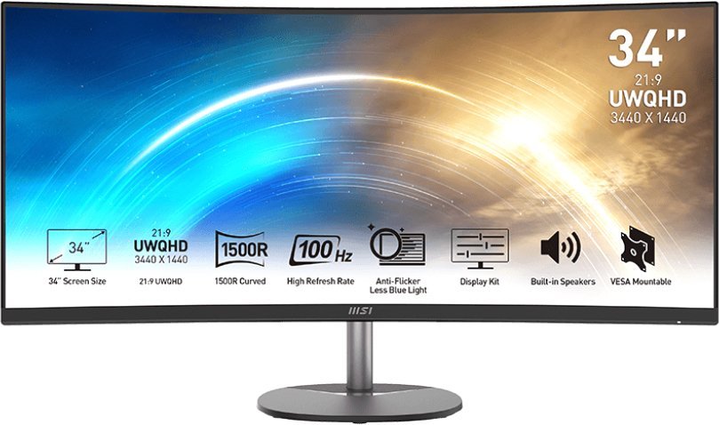 Монитор MSI Pro MP341CQ - фото