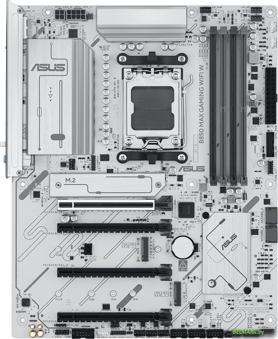 Материнская плата ASUS B850 MAX Gaming WiFi W - фото