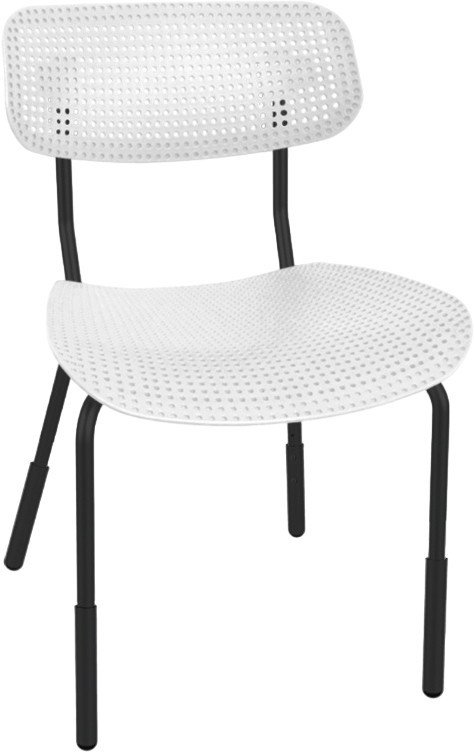 Детский стул Sheffilton SHT-S85PB-1 (белый/белый/черный муар) - фото