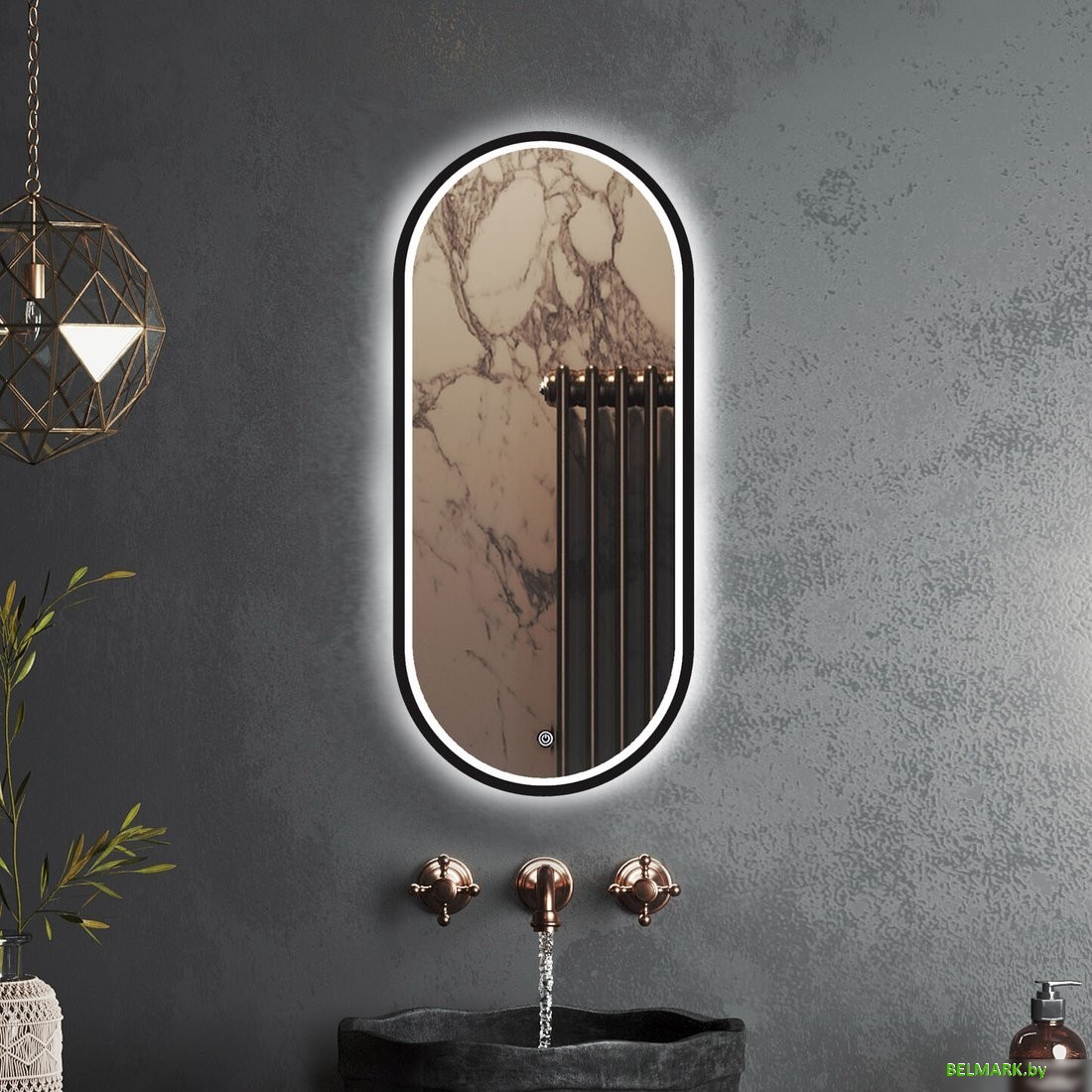 Roxen Зеркало Grown 510200-100B 45x100 - фото2