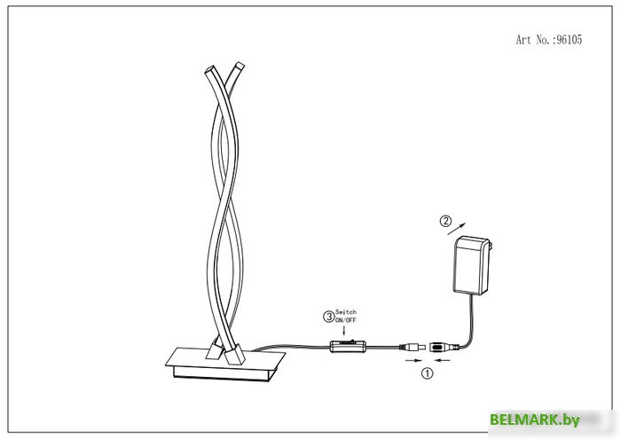 Настольная лампа Eglo Lasana 2 96105 - фото2