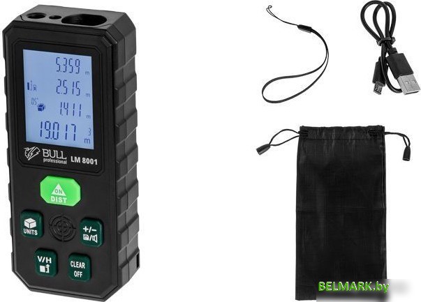 Лазерный дальномер Bull LM 8001 1323465 - фото