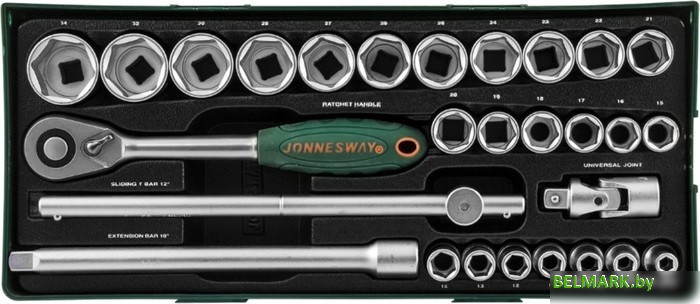 Универсальный набор инструментов Jonnesway S04H4728SP (28 предметов) - фото