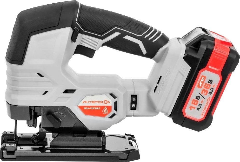 Электролобзик Интерскол МПА-125/36ВЭ 822.2.2.70 (с 2-мя АКБ, кейс) - фото2