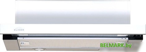 Кухонная вытяжка Elikor Интегра Glass 60П-400-В2Л (белый/белое стекло) - фото