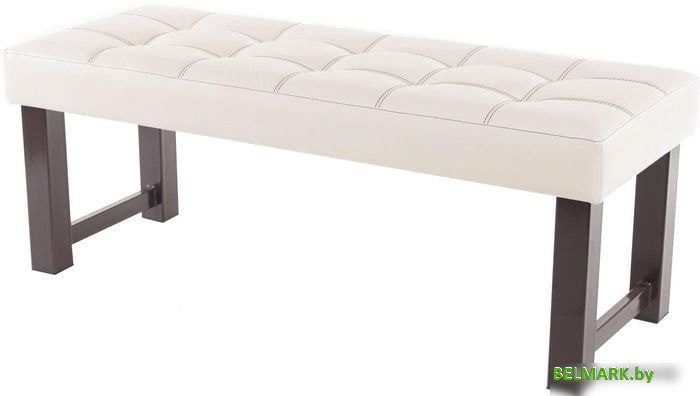 Банкетка AMC Lux 4 кожзам коричневый/бежевый 4.1А12023 - фото