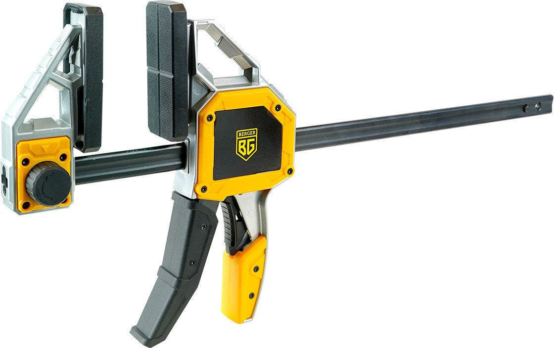 Струбцина Berger Быстрозажимная 95x600мм, зажим до 350кг BG1926 - фото2