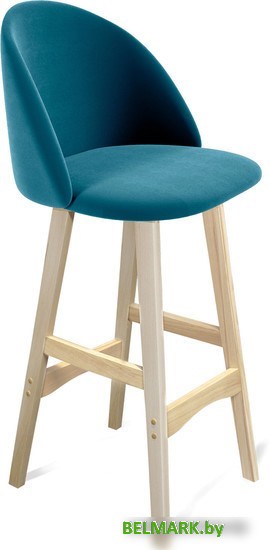 Стул Sheffilton SHT-ST35/S65 (тихий океан/прозрачный лак) - фото