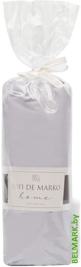 Постельное белье Sofi De MarkO Мармис 160х200х30 ПР-мс-160х200х30срл (серо-лиловый) - фото2