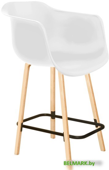 Стул Sheffilton SHT-ST31/S94-1 (белый/прозрачный лак/черный муар) - фото