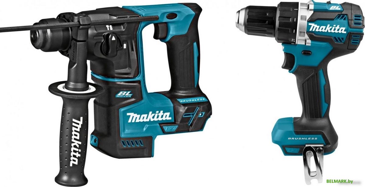 Makita DLX2271 (шуруповерт, перфоратор, без АКБ) - фото2