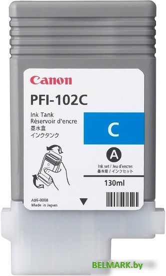 Картридж Canon PFI-102C (0896B001AA) - фото