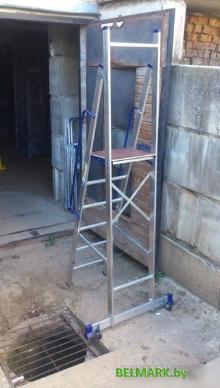 Лестница-помост Алюмет APE1410 (10 ступеней) - фото2
