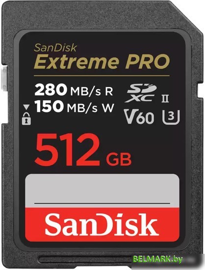 Карта памяти SanDisk Extreme PRO SDXC SDSDXEP-512G-GN4IN 512GB - фото